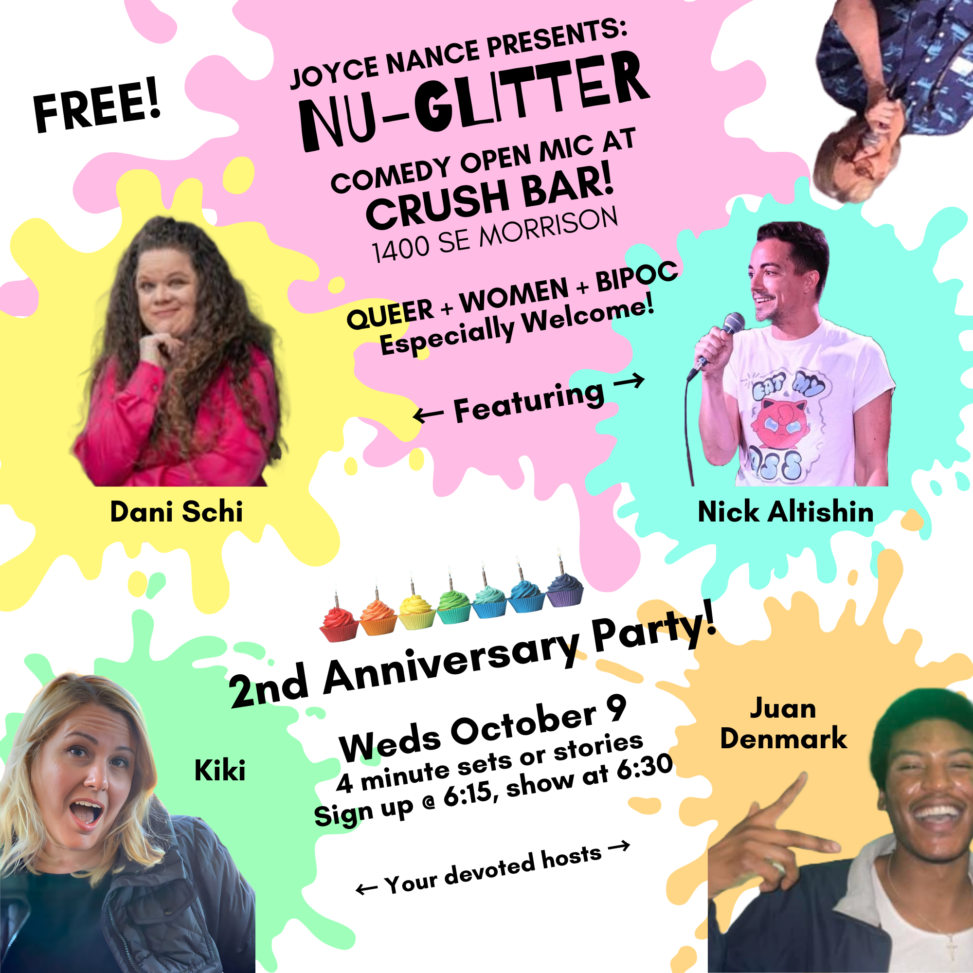 Nu-Glitter Open Mic at Crush Bar