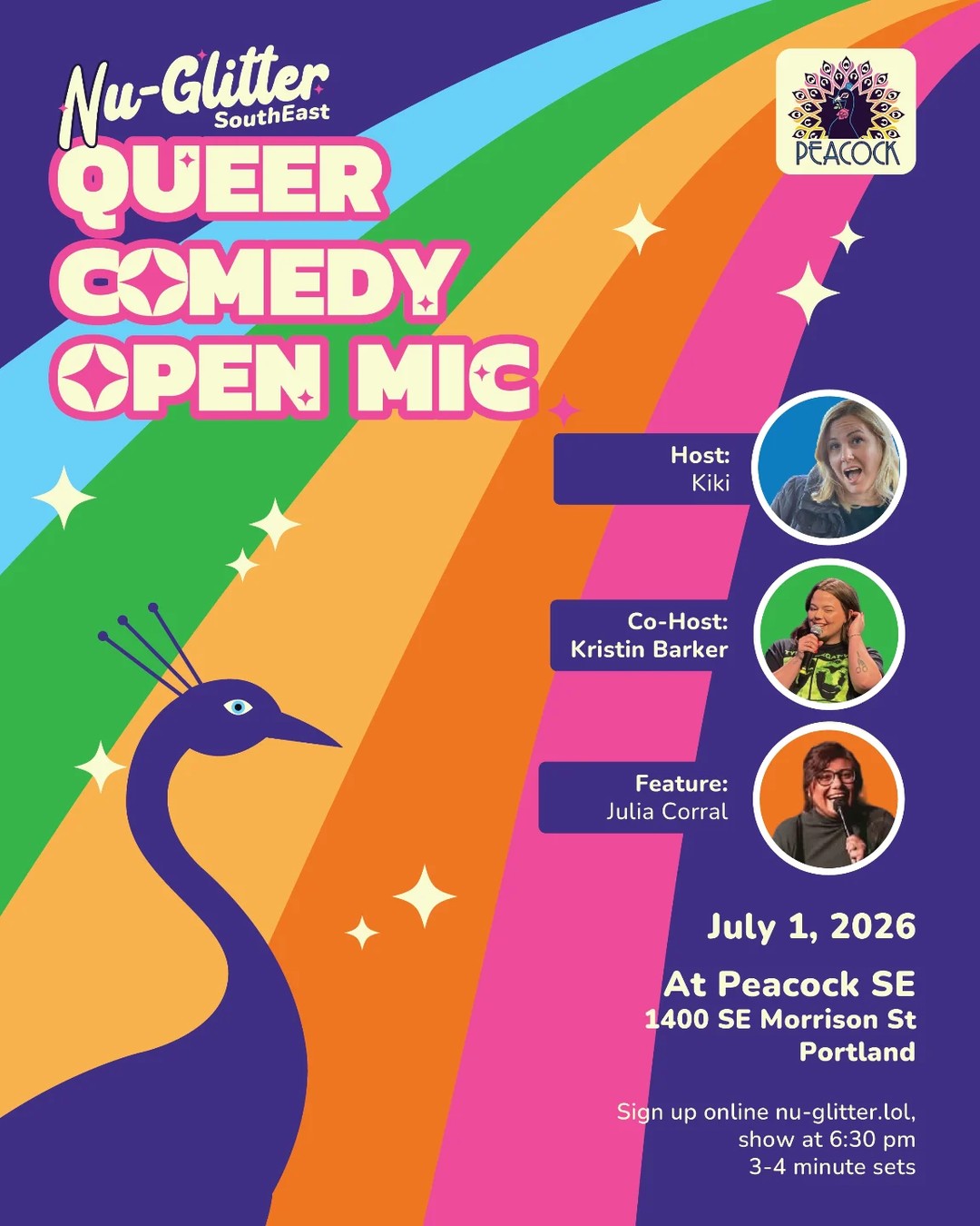 Nu-Glitter Queer Open Mic Host