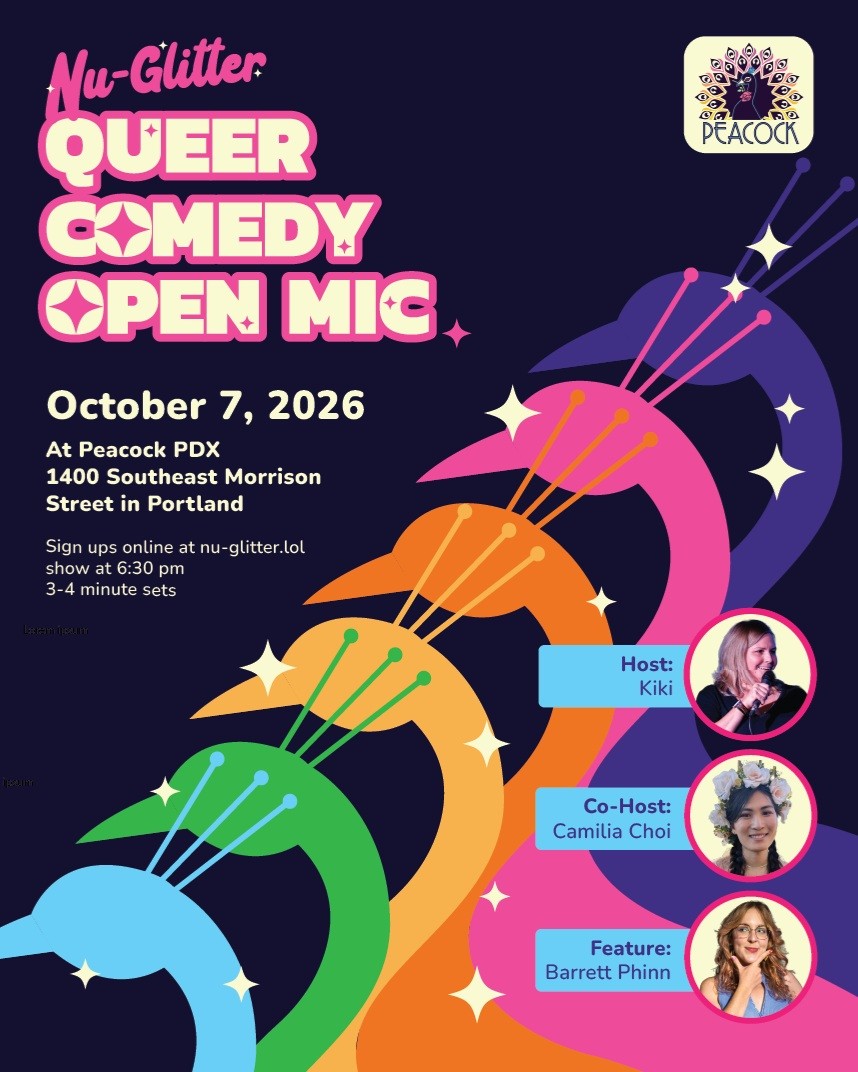 Nu-Glitter Queer Open Mic Host